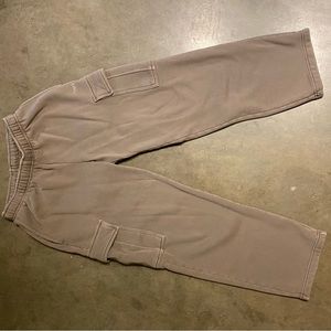 Aritzia Tna Cozy Fleece Mega Cargo Sweatpants - Size XS Short - Gd Turner Taupe